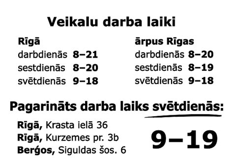 noliktavu depo darba laiks.